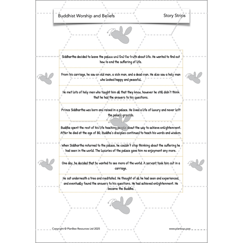 PlanBee Buddhist Worship and Beliefs - Buddhism KS2 RE by PlanBee
