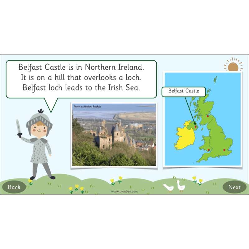 PlanBee Castles KS1 Geography Lesson Planning and Resources