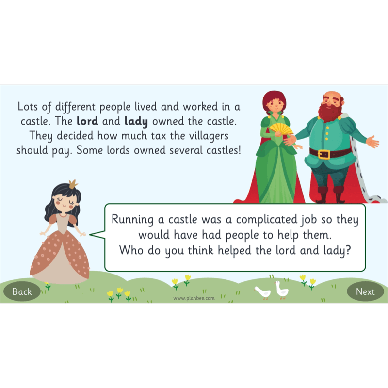 PlanBee Castles Castles KS1 History Lesson Planning and Resources