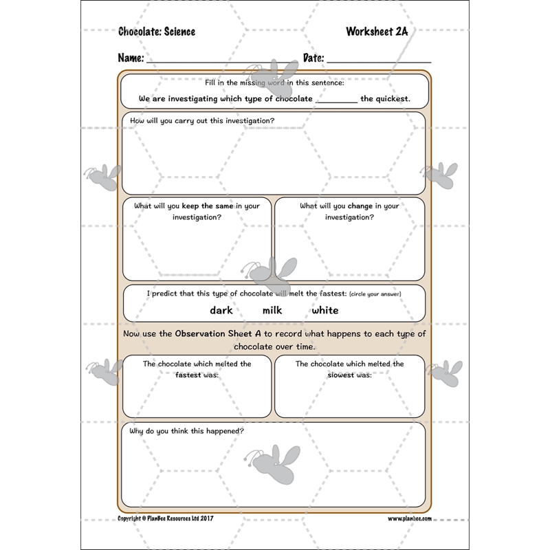 Chocolate Topic Enrichment Pack