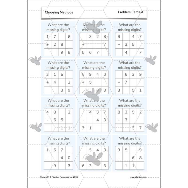 PlanBee Choosing Methods Year 6 Maths Planning by PlanBee