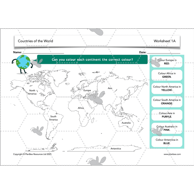 PlanBee Countries of the World | KS2 Geography Lessons PlanBee 
