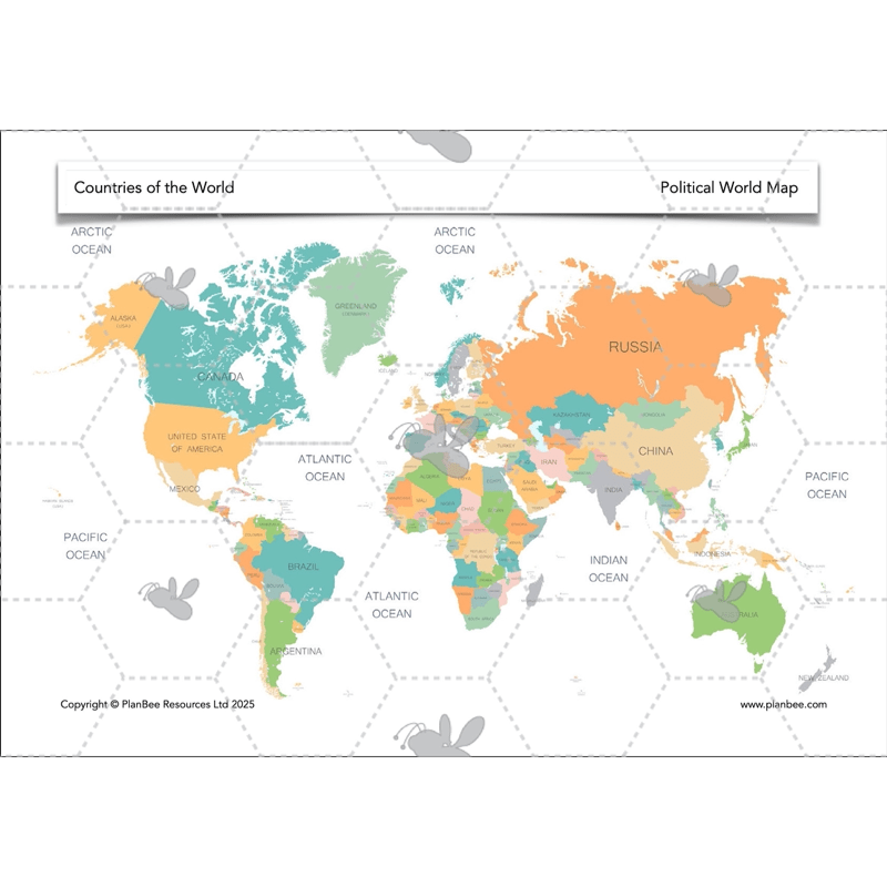 PlanBee Countries of the World | KS2 Geography Lessons PlanBee 