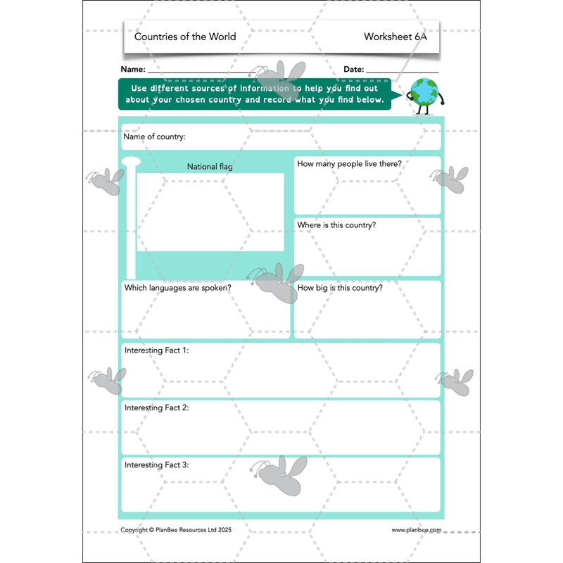 PlanBee Countries of the World | KS2 Geography Lessons PlanBee 