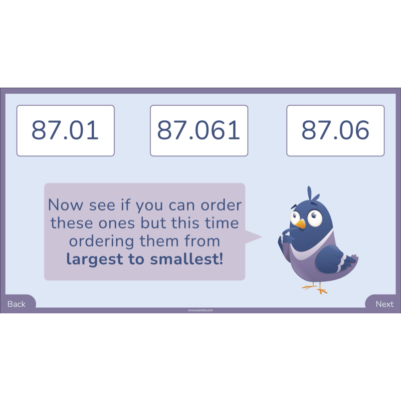 PlanBee Year 6 Decimal Place Value Maths Lessons by PlanBee