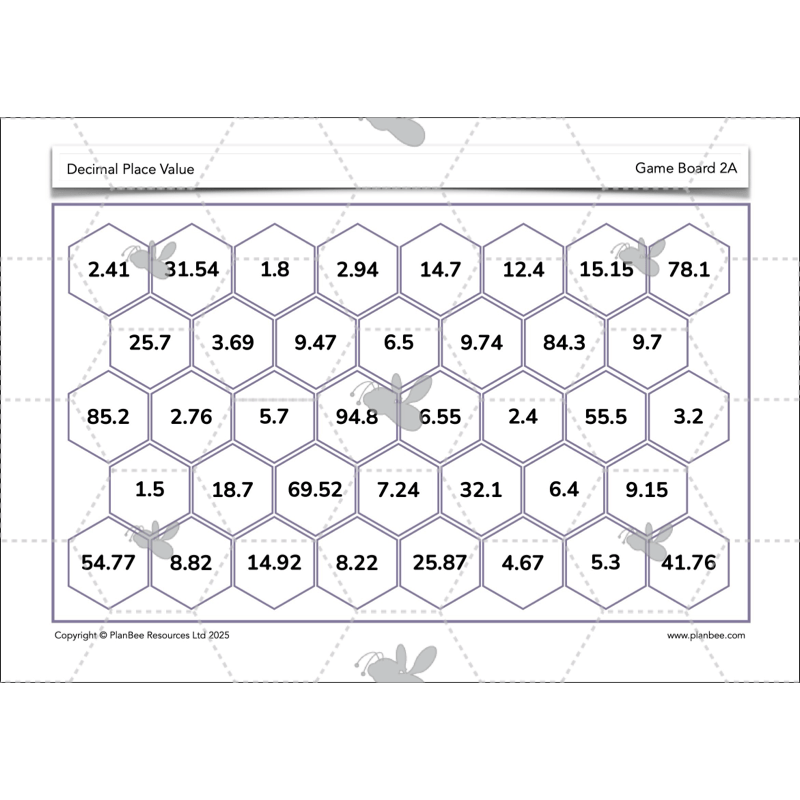 PlanBee Year 6 Decimal Place Value Maths Lessons by PlanBee