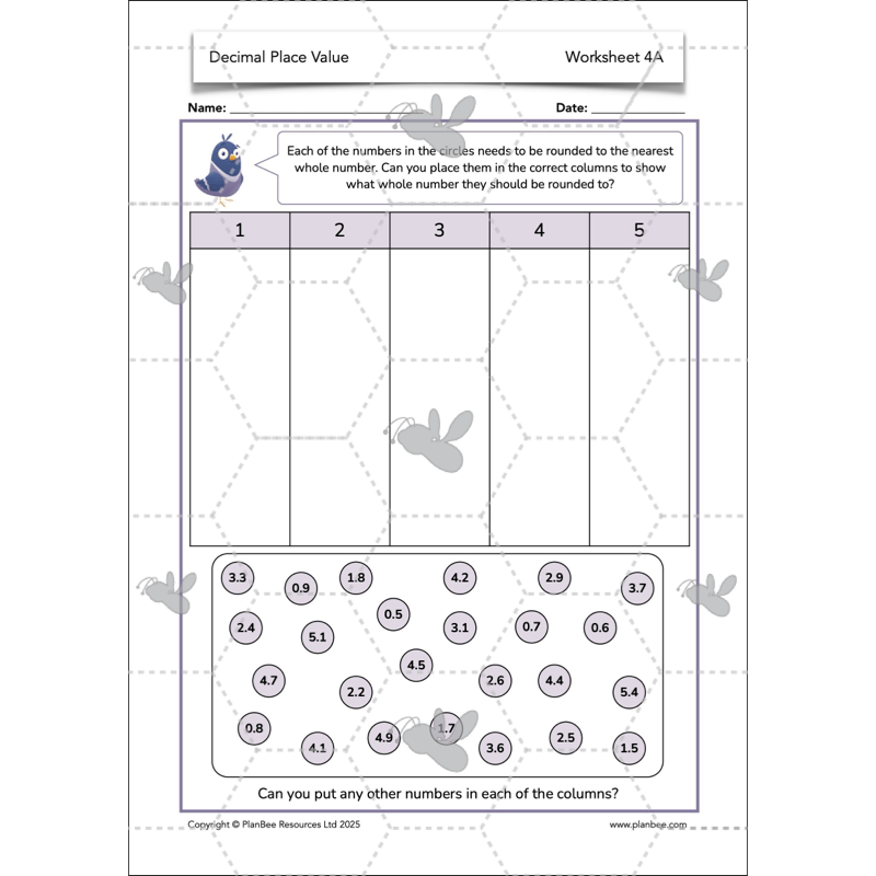 PlanBee Year 6 Decimal Place Value Maths Lessons by PlanBee