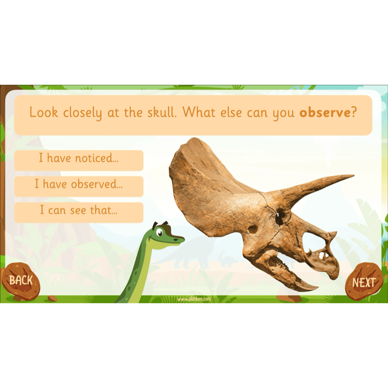 PlanBee Dinosaurs KS1 Topic Enrichment Lesson Pack