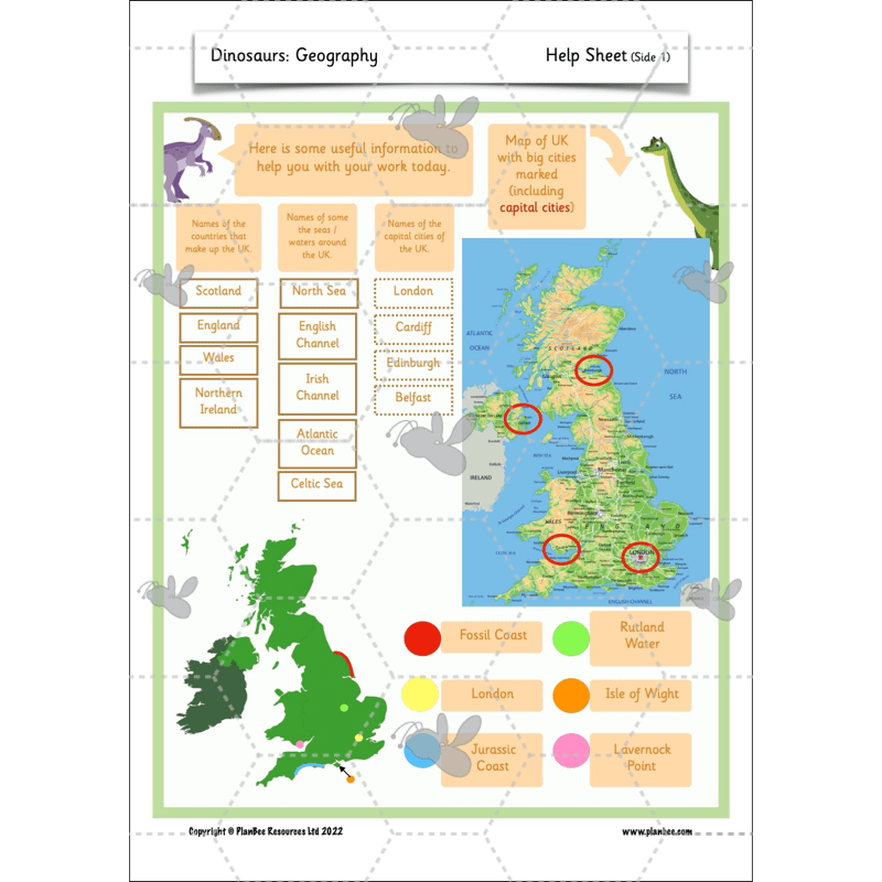 Dinosaurs KS1 Topic Enrichment Pack