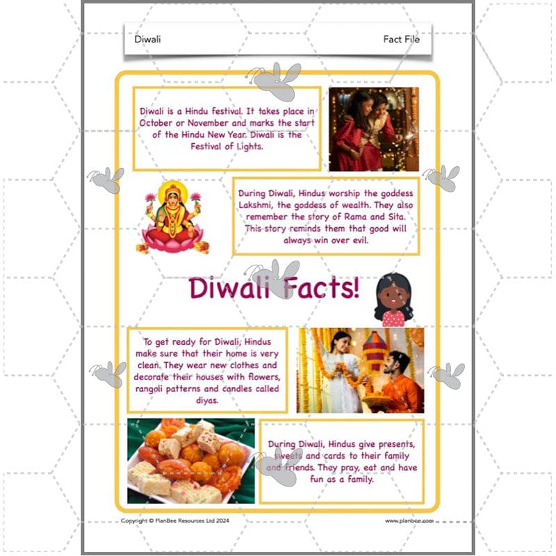 PlanBee Diwali KS2 lessons, activities and resources by PlanBee
