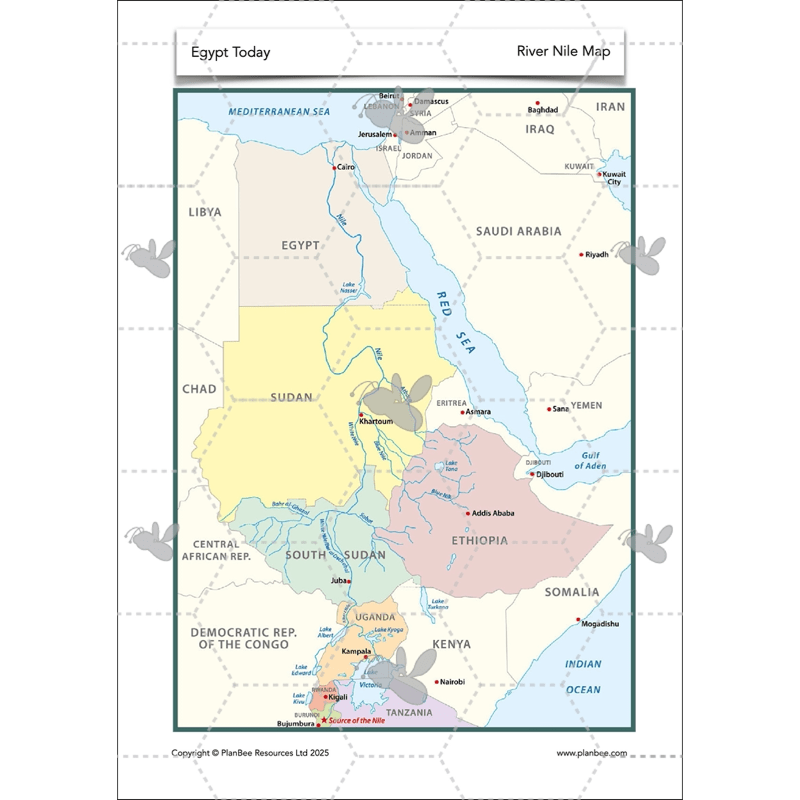 PlanBee Egypt Today - Year 3/4 Geography Lessons 