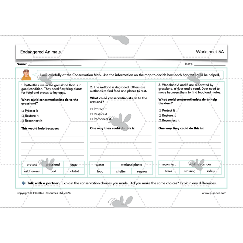 PlanBee Endangered Animals