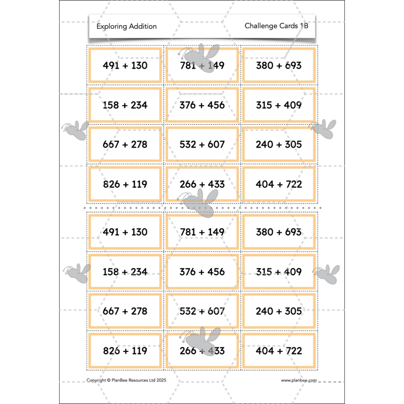 PlanBee Exploring Addition Year 4 Maths Planning by PlanBee
