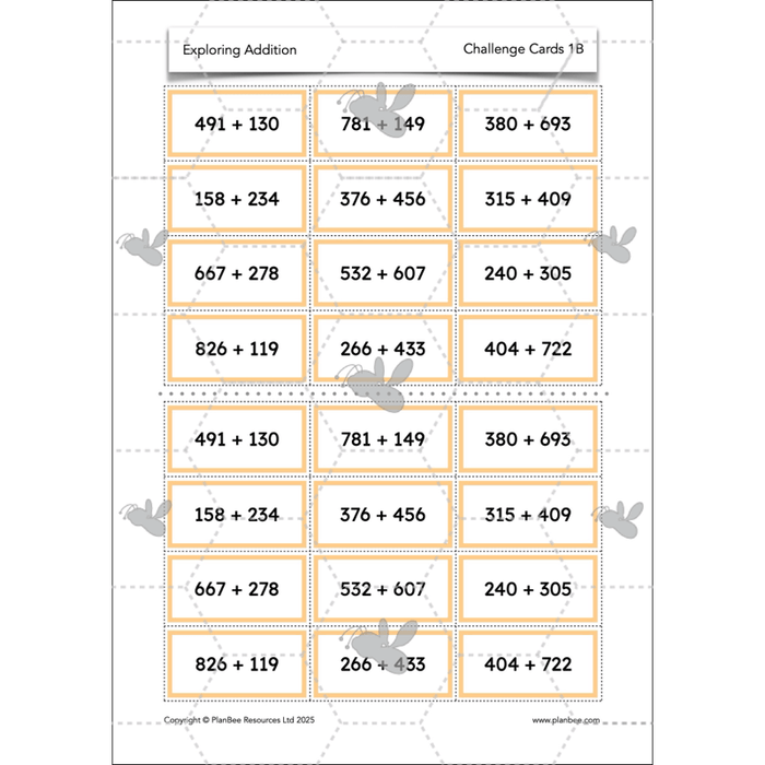 PlanBee Exploring Addition Year 4 Maths Planning by PlanBee