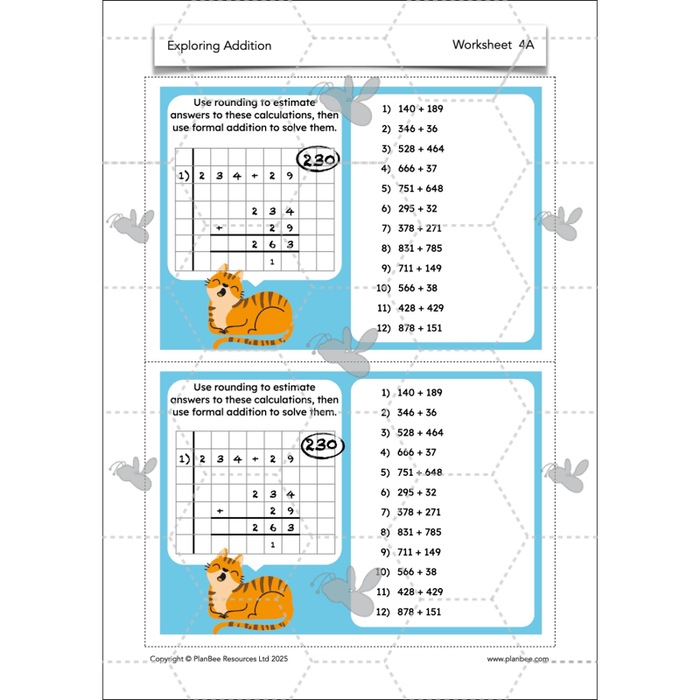 PlanBee Exploring Addition Year 4 Maths Planning by PlanBee