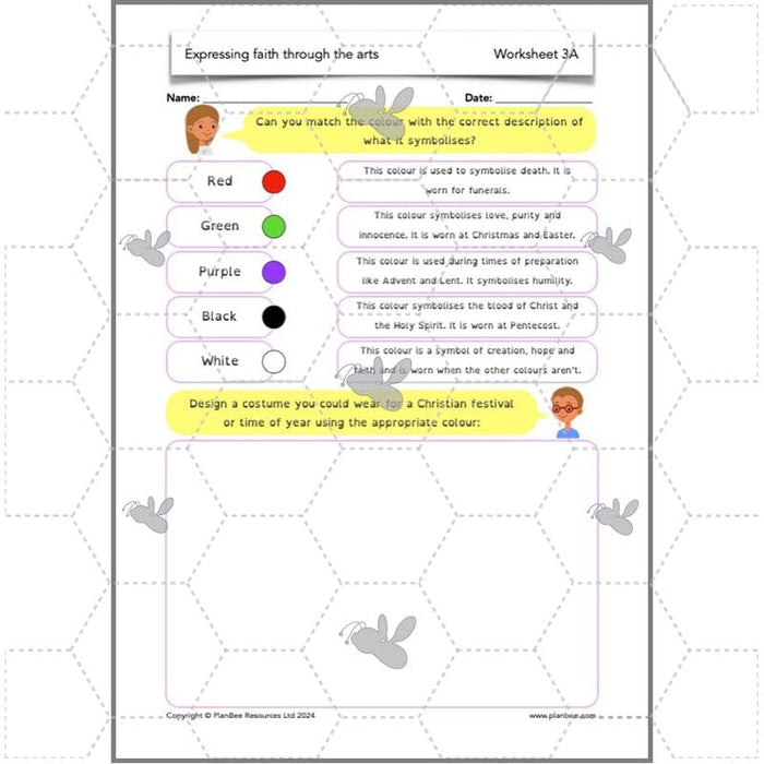 PlanBee Expressing Faith through the Arts KS2 RE lessons by PlanBee