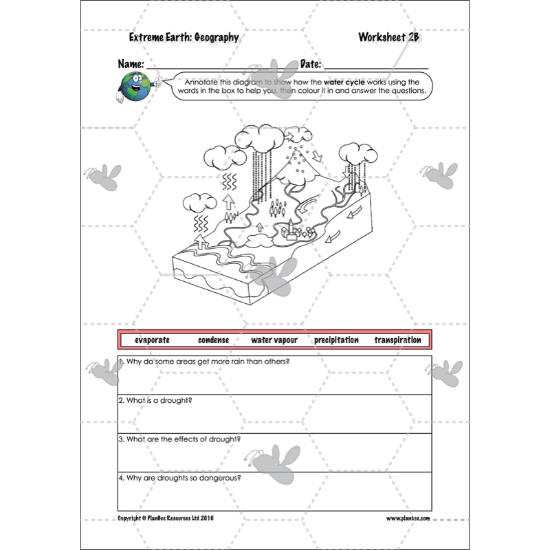 PlanBee Extreme Earth KS2 Lesson Planning Pack
