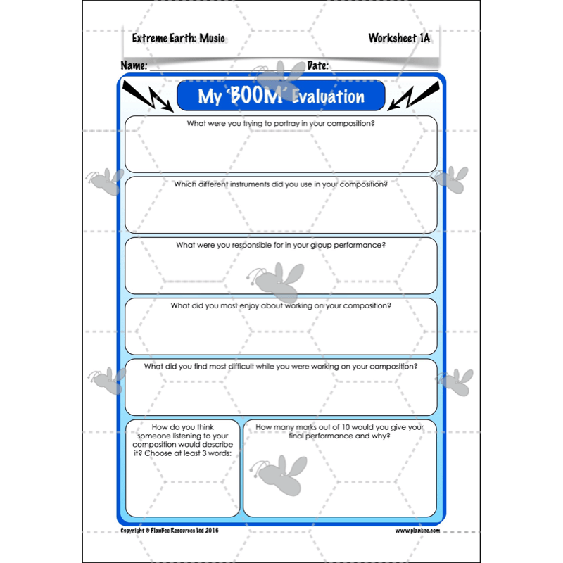 PlanBee Extreme Earth Topic KS2 Enrichment Lesson Pack