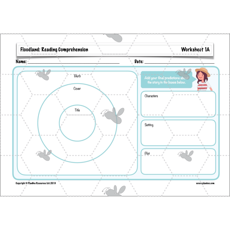 PlanBee Floodland: Reading Comprehension KS2 | Year 6 English Pack
