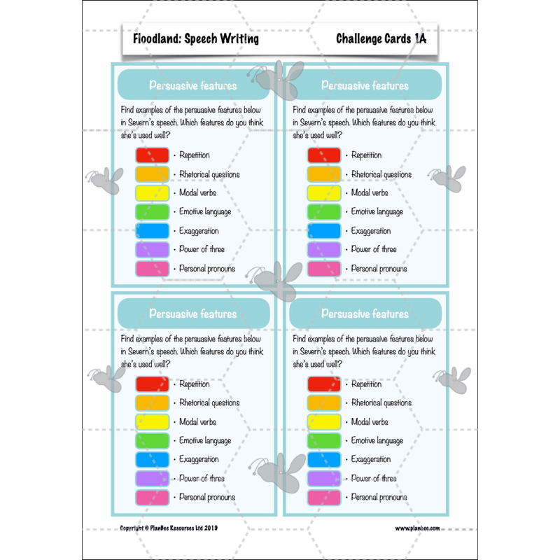 PlanBee FREE Mini-scheme | Floodland: Speech Writing KS2 English
