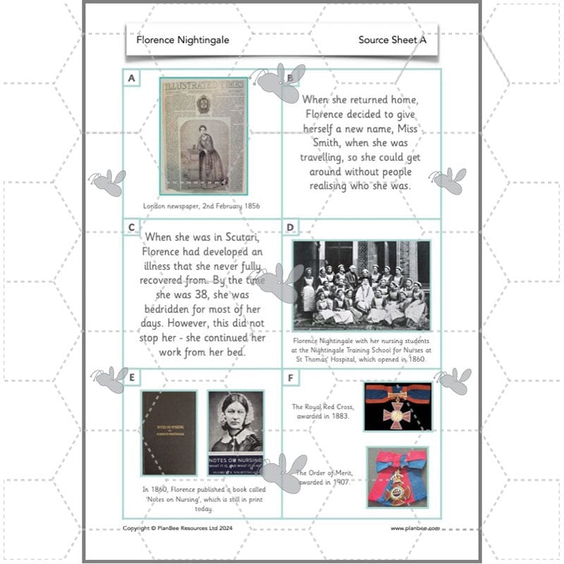 PlanBee Florence Nightingale KS1 Lesson Pack by PlanBee