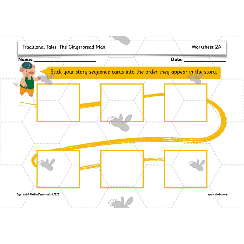 PlanBee Traditional Tales: The Gingerbread Man | KS1 English Pack