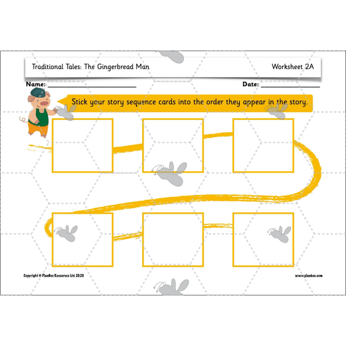PlanBee Traditional Tales: The Gingerbread Man | KS1 English Pack