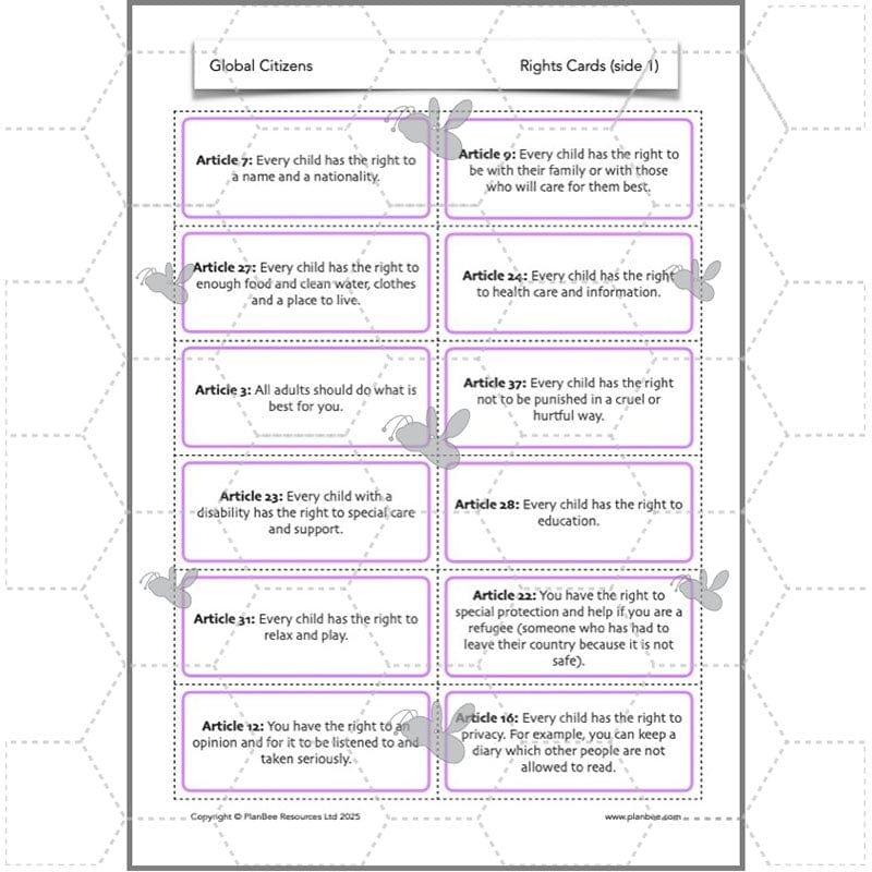 PlanBee Global Citizens | Year 4 PSHE Lessons