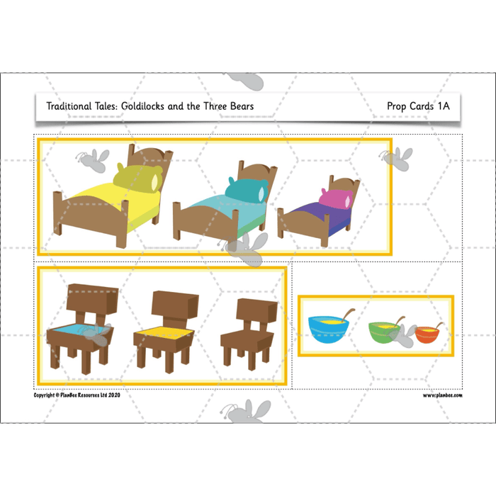 PlanBee Traditional Tales: Goldilocks | KS1 English Pack