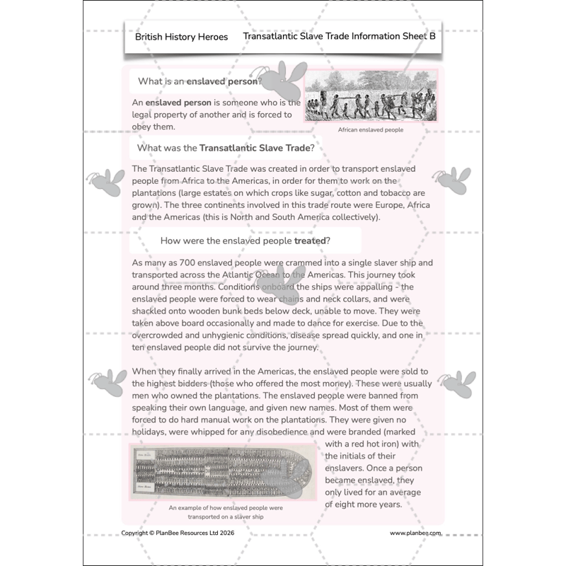 PlanBee British History Heroes KS2 History Lessons by PlanBee