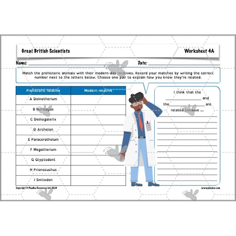 PlanBee Great British Scientists KS2 Science Lessons by PlanBee