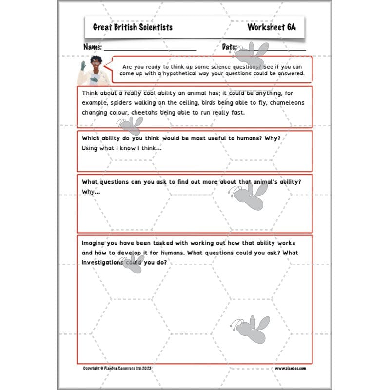 PlanBee Great British Scientists KS2 Science Lessons by PlanBee