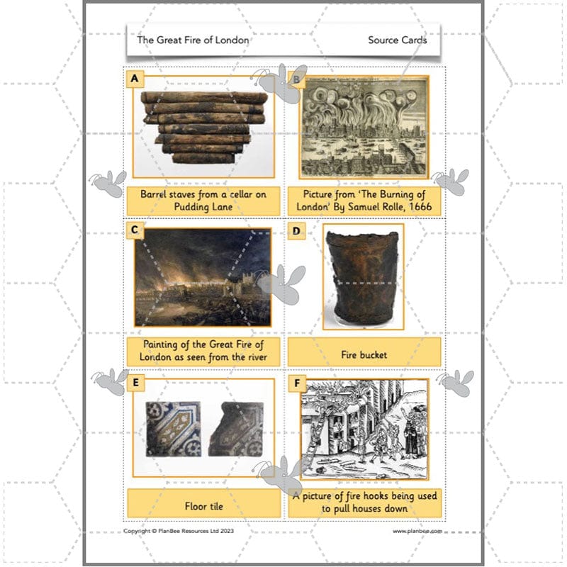 PlanBee Great Fire of London Year 1/2 KS1 History Lessons | PlanBee