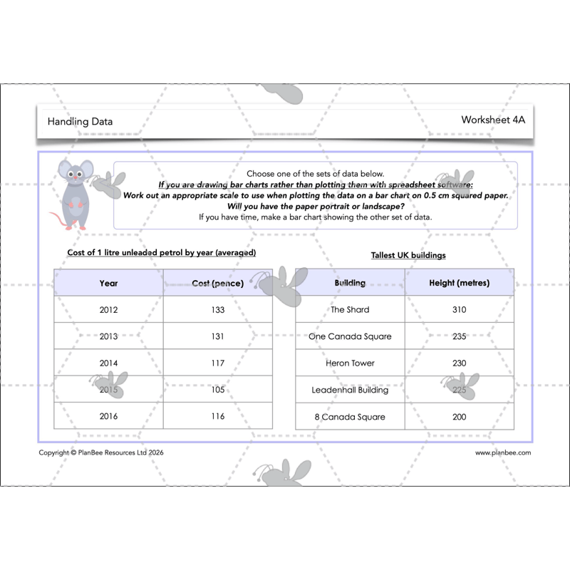 PlanBee Handling Data Year 4 Maths Lessons by PlanBee