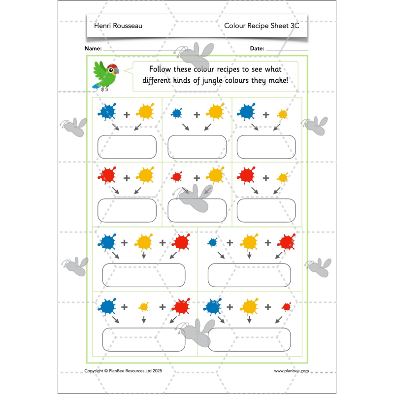 PlanBee Henri Rousseau KS1 Art Lessons