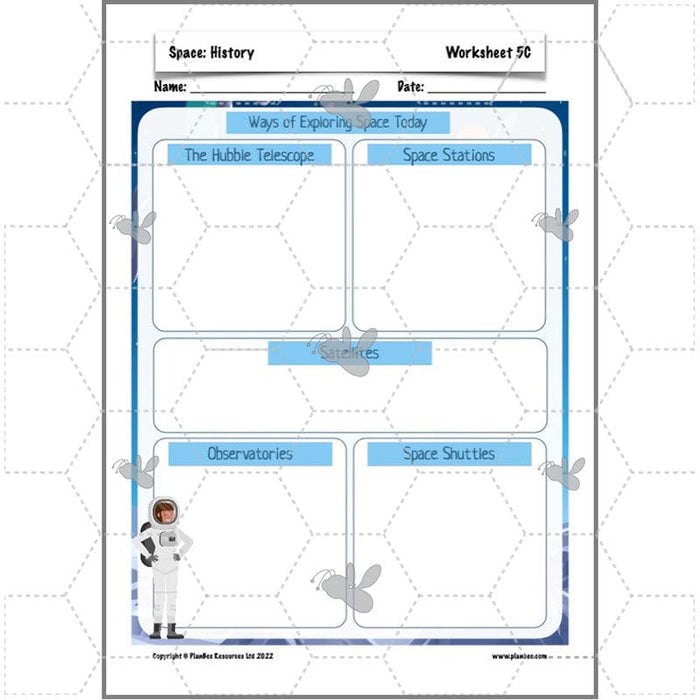 PlanBee Space KS2 History lessons | Y5/6 | PlanBee