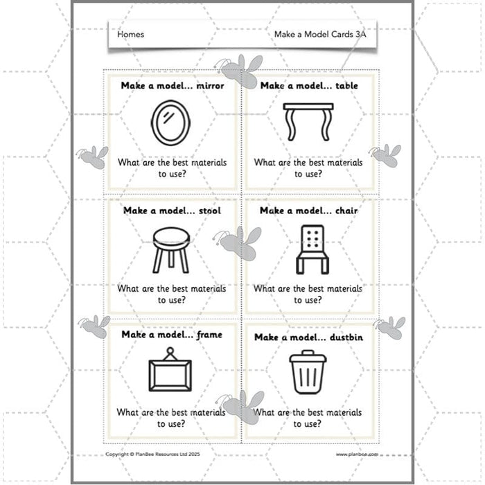 PlanBee Houses and Homes KS1 DT Lesson Pack by PlanBee