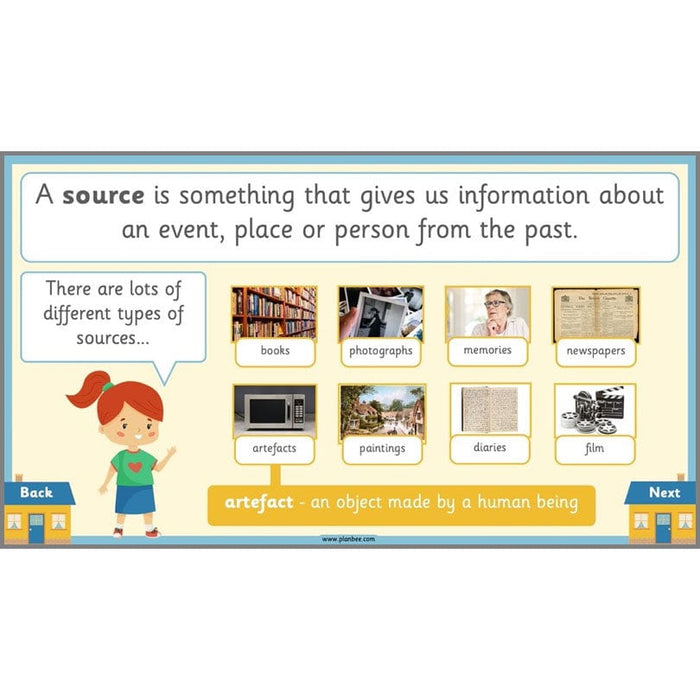 PlanBee KS1 Homes in the Past History Lesson Pack by PlanBee