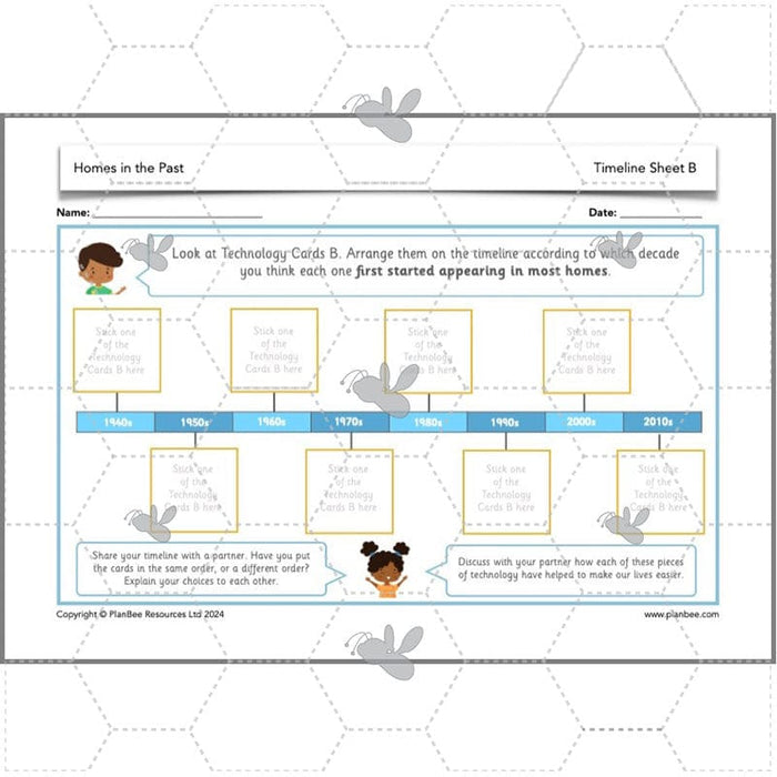 PlanBee KS1 Homes in the Past History Lesson Pack by PlanBee