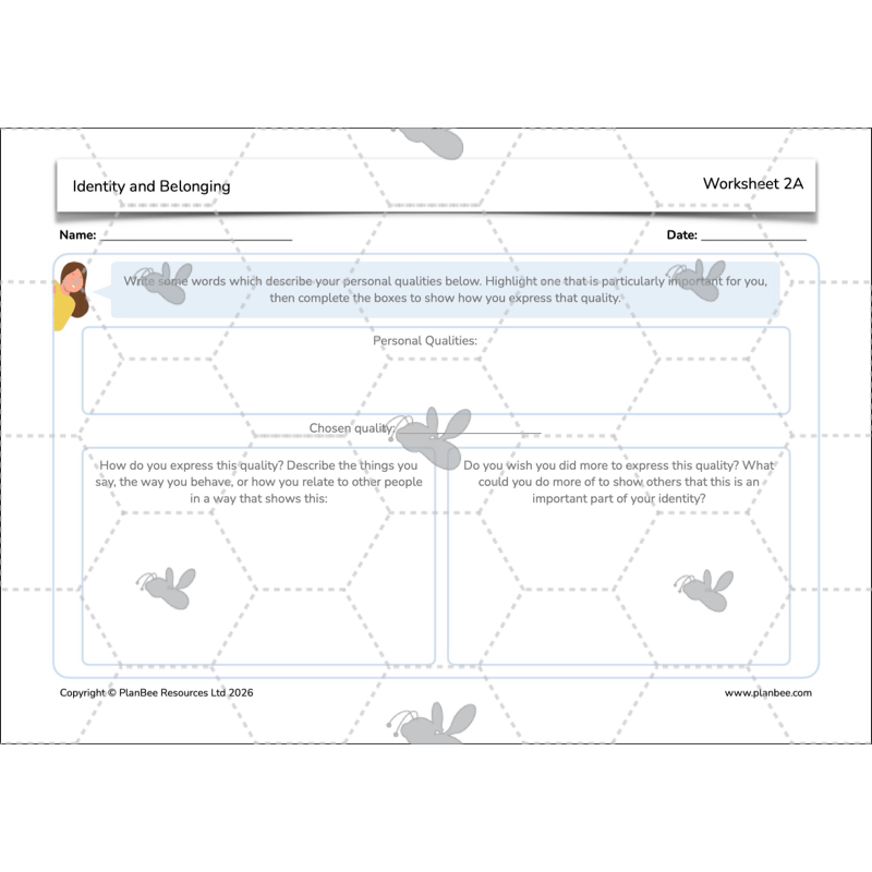 PlanBee Identity and Belonging Year 4 KS2 RE Lesson Pack by PlanBee