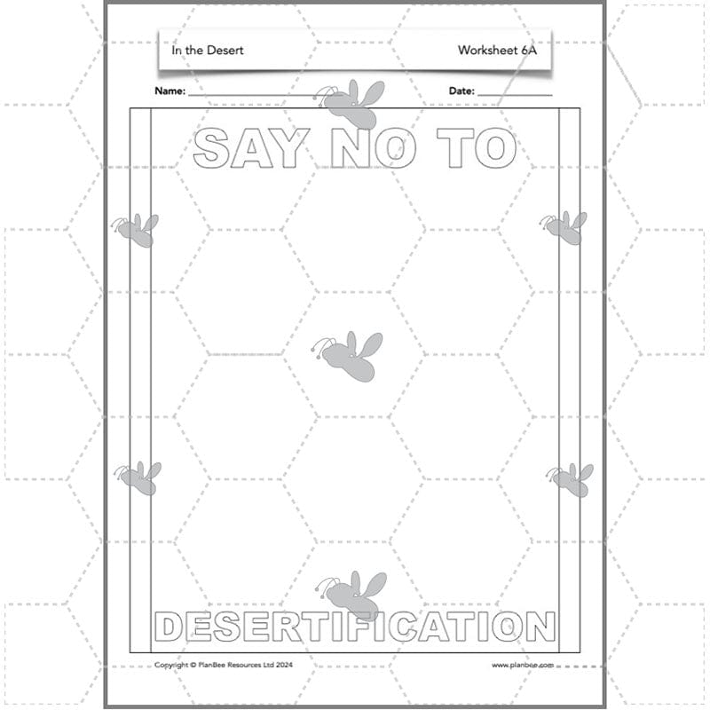 PlanBee In the Desert: Desert Habitat KS2 Geography by PlanBee