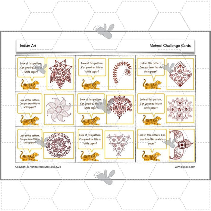 PlanBee Indian Art KS2 Lesson Planning Packs for Year 3/4 by PlanBee