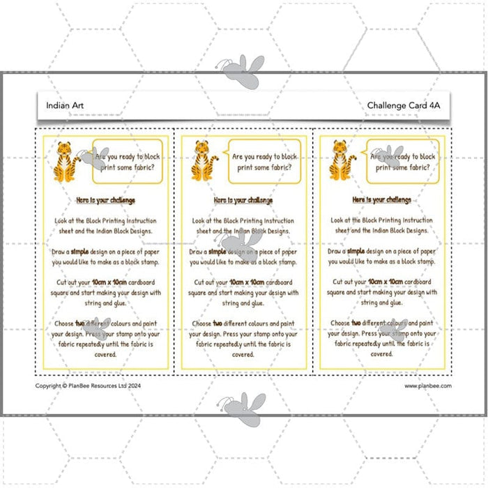 PlanBee Indian Art KS2 Lesson Planning Packs for Year 3/4 by PlanBee