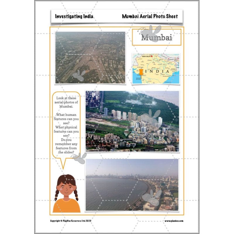 PlanBee Investigating India KS2 Geography scheme for Year 3 & Year 4