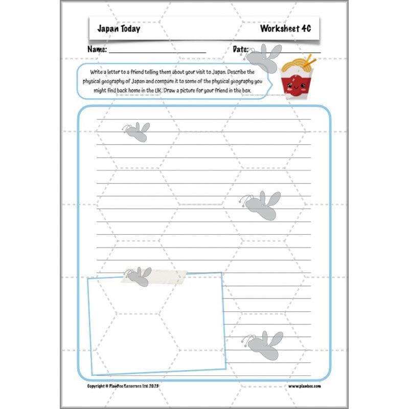 PlanBee Japan KS2 Year 5 & Year 6 Geography Lessons by PlanBee