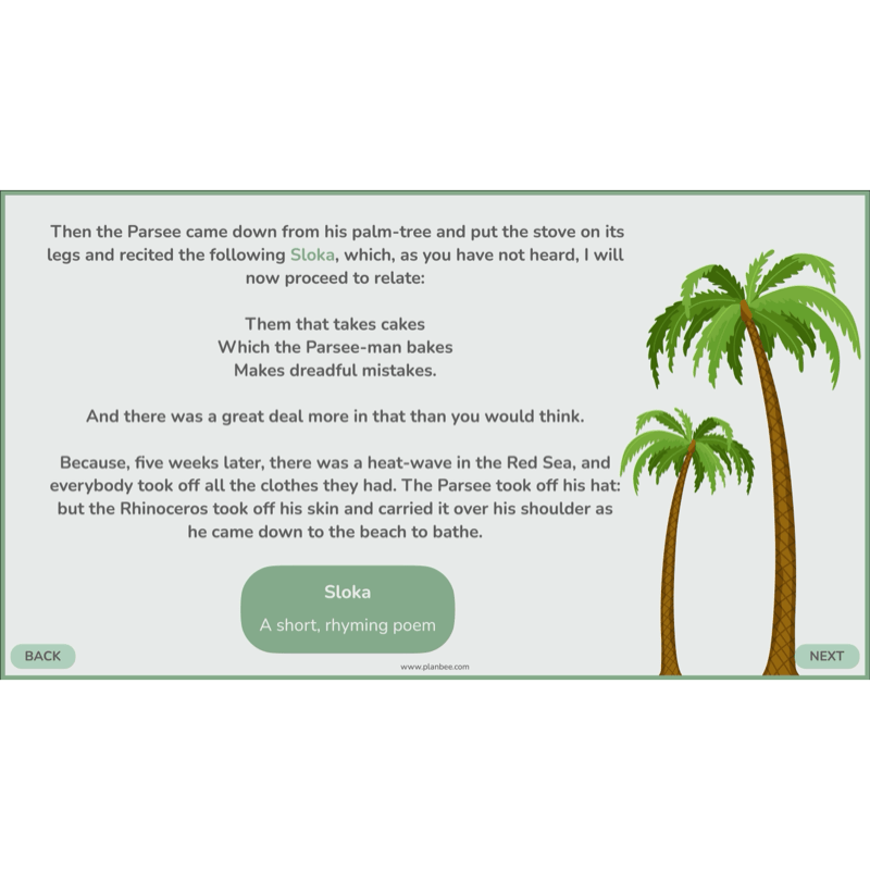 PlanBee Just So Stories KS2 | Reading Comprehension Year 4