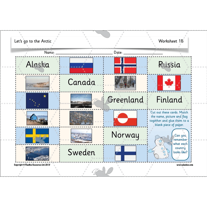 PlanBee Let's go to the Arctic KS1 Geography Lessons and Resources
