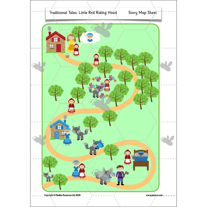 PlanBee Traditional Tales: Little Red Riding Hood | KS1 English Pack