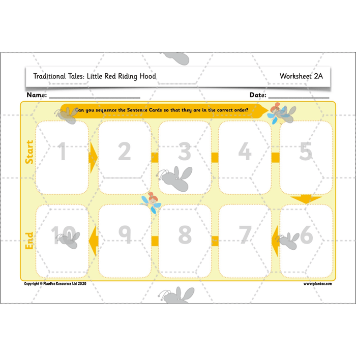 PlanBee Traditional Tales: Little Red Riding Hood | KS1 English Pack