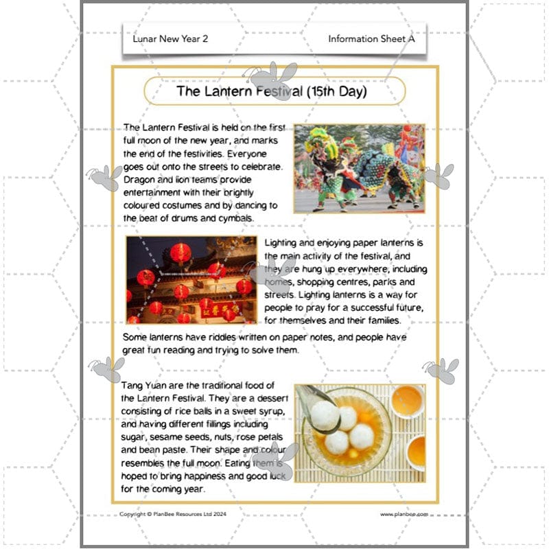 PlanBee Lunar New Year - Special Days - KS2 Planning - PlanBee